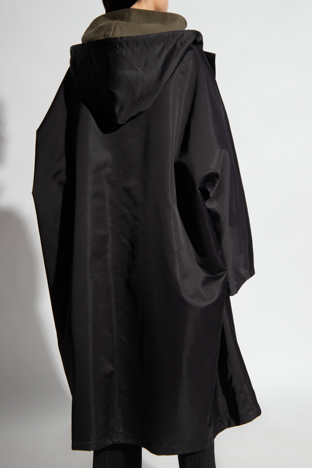 Black Hooded coat Balenciaga - SchaferandweinerShops GB